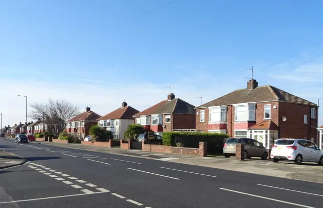 Houses on Broadway East, Dormanstown, Redcar