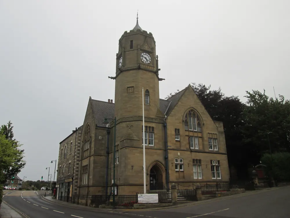 Loftus Town Hall on the High Street, in the Loftus Conservation Area