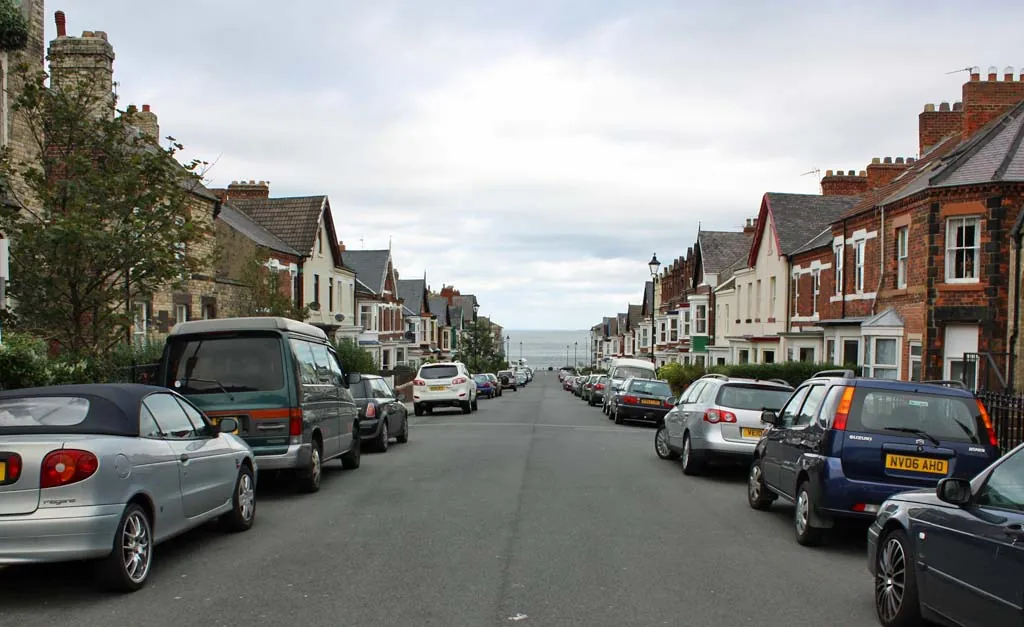 Emerald Street, one of Saltburn's Victorian jewel streets